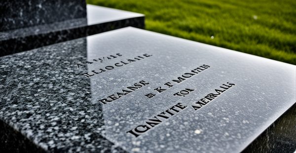 Monuments funéraires personnalisés en granit : l'élégance adaptée à chaque hommage